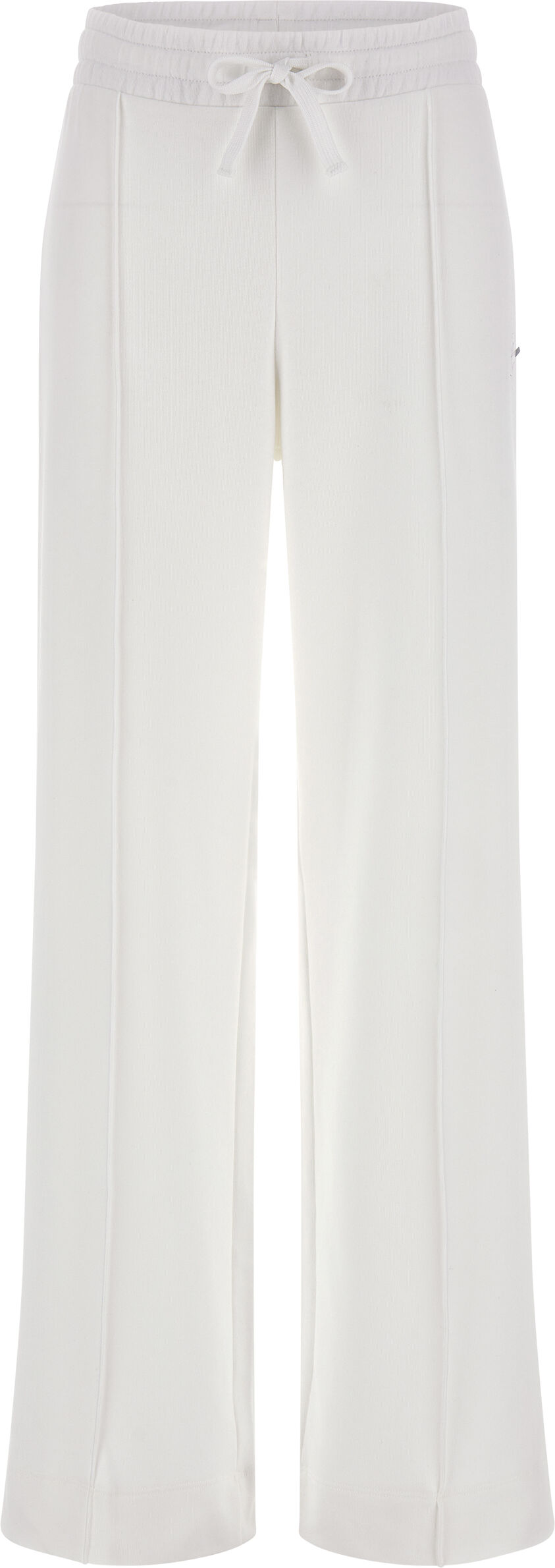 Freddy Pantaloni palazzo in felpa leggera con coulisse Blanc De Blanc Donna Extra Small