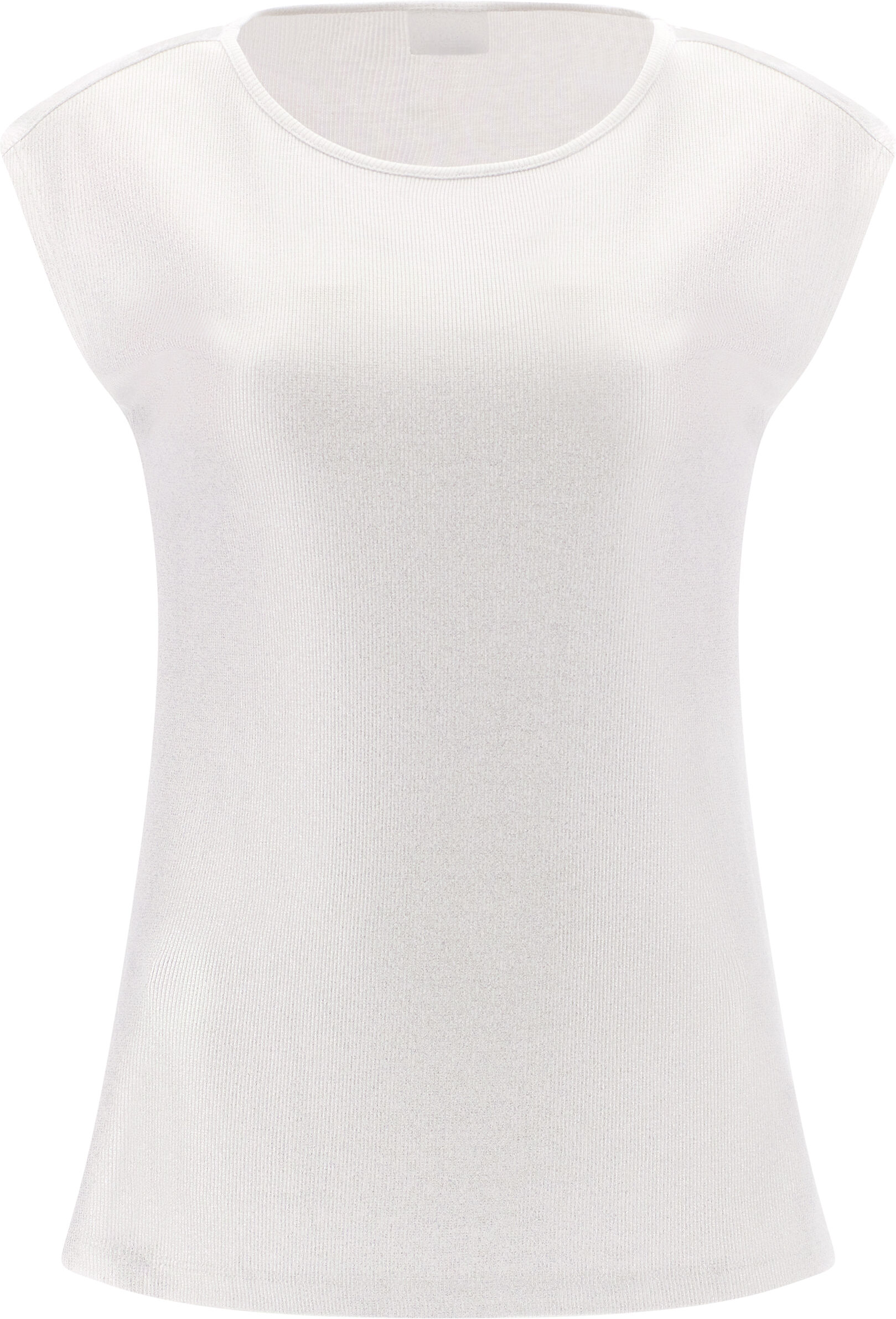 Freddy T-shirt slim in viscosa a costine con maniche cortissime Star White Coated Donna Large