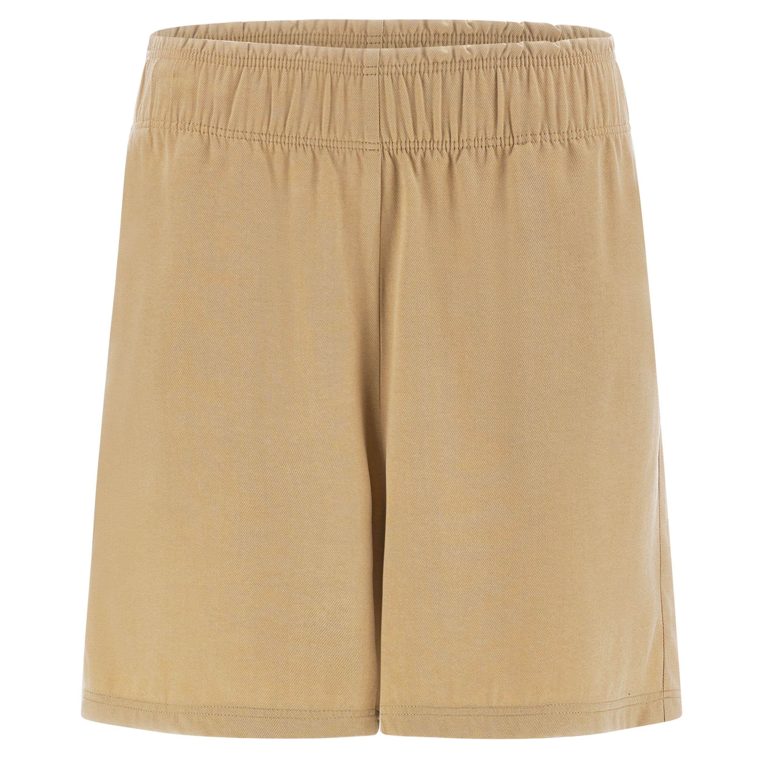 Freddy Pantaloncini in lino viscosa con gamba ampia Beige Donna Large