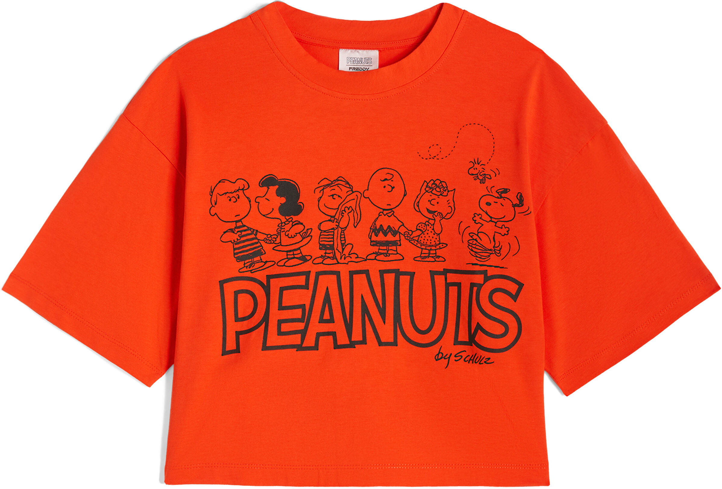 Freddy T-shirt donna corta in jersey con grafica Peanuts Grenadine Donna Extra Large