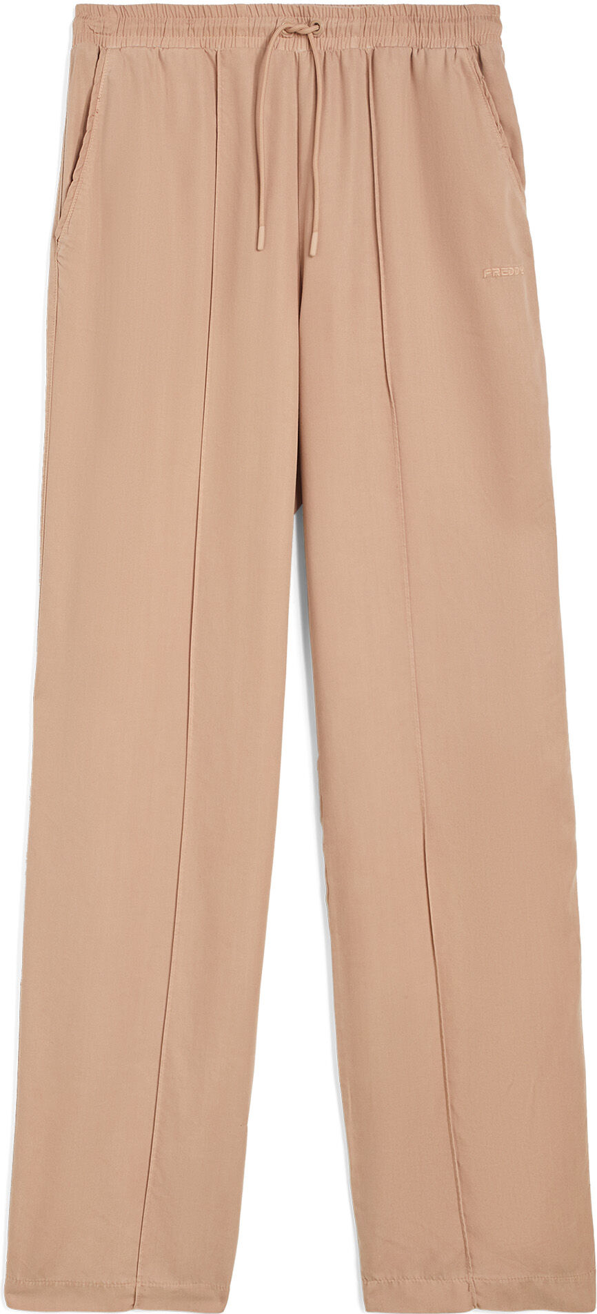 Freddy Pantaloni donna gamba ampia in twill lyocell Warm Taupe Donna Large