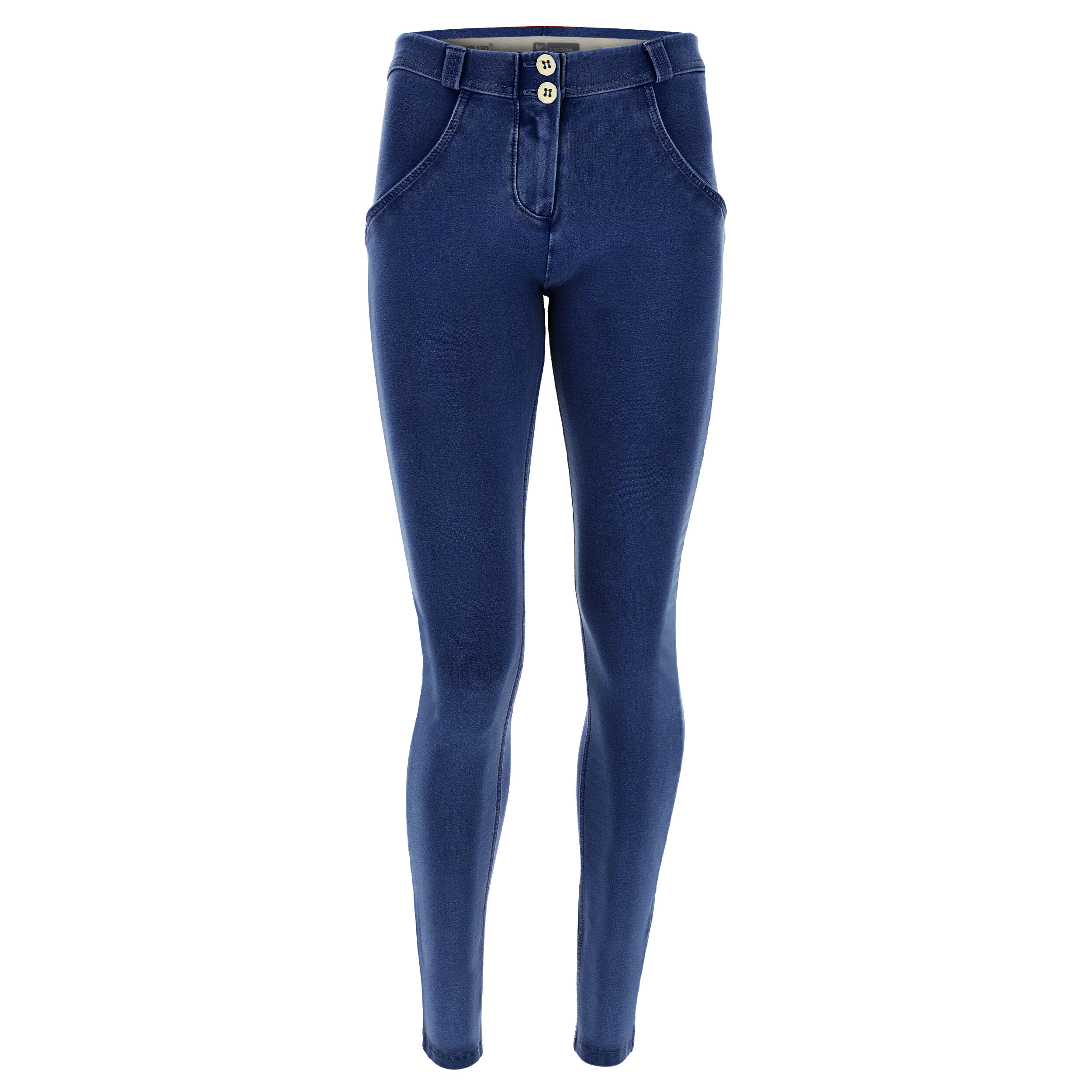 Freddy Jeggings push up WR.UP® skinny in cotone organico Dark Jeans-Seams On Tone Donna Extra Large