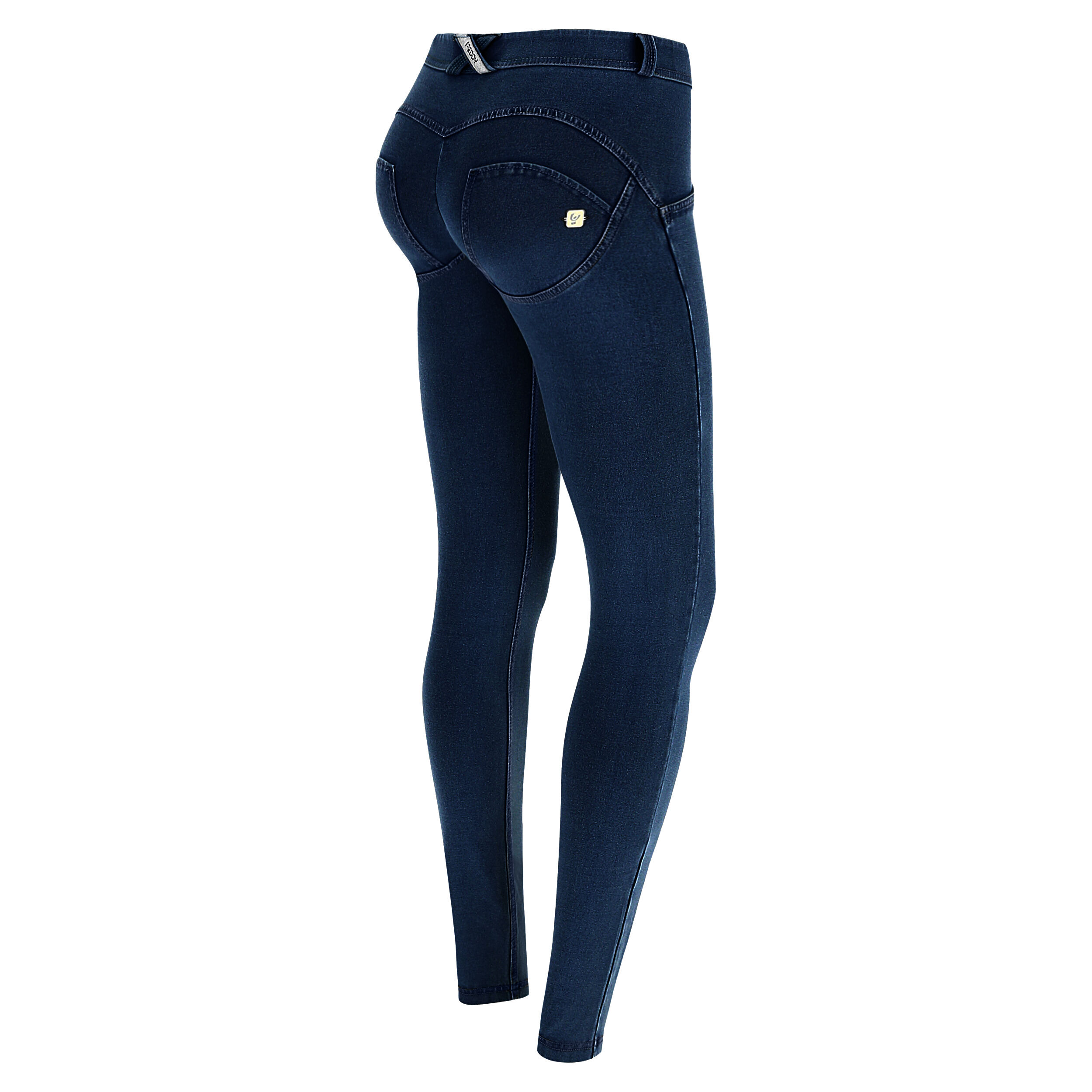 Freddy Pantalone WR.UP® skinny vita e lunghezza regular in denim scuro Jeans Scuro-Cuciture Blu Donna Xxs