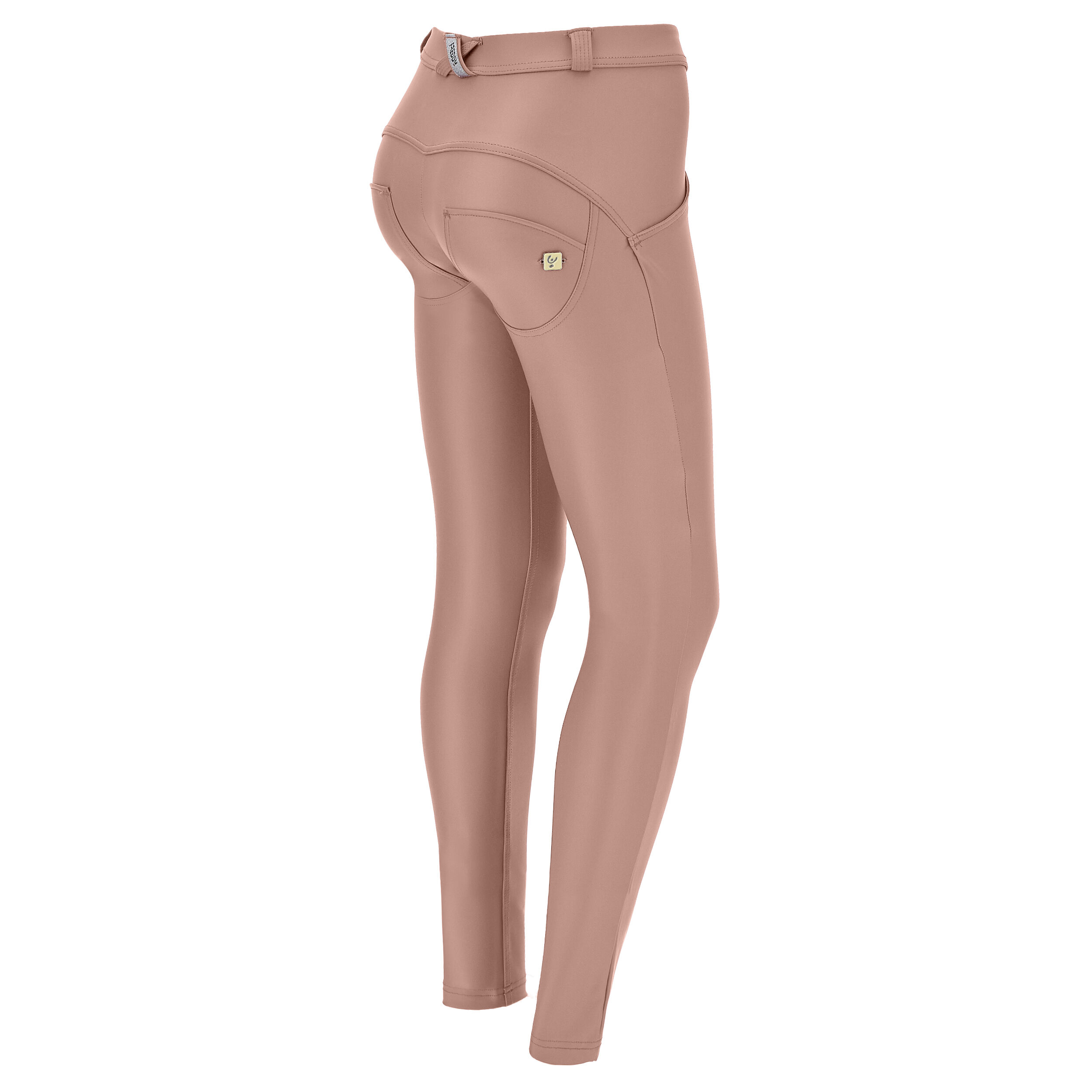 Freddy Pantaloni push up WR.UP® skinny in similpelle ecologica Raw Umber Donna Small