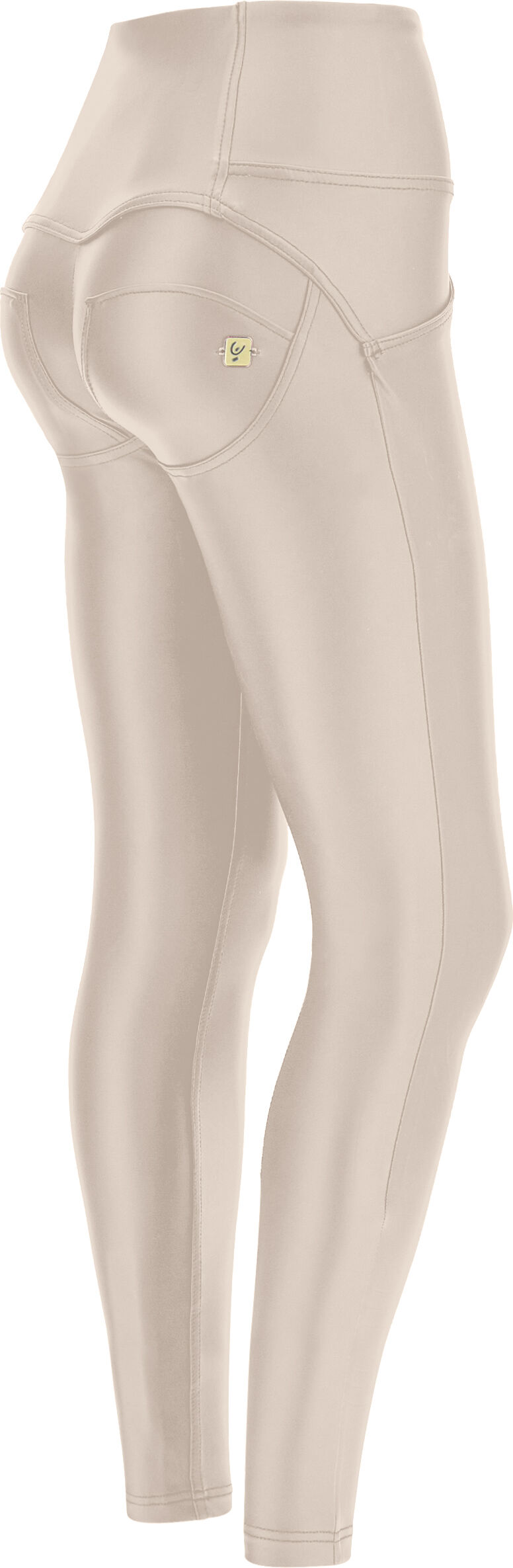 Freddy Pantaloni push up WR.UP® skinny vita alta bottoni similpelle White Sand Donna Large