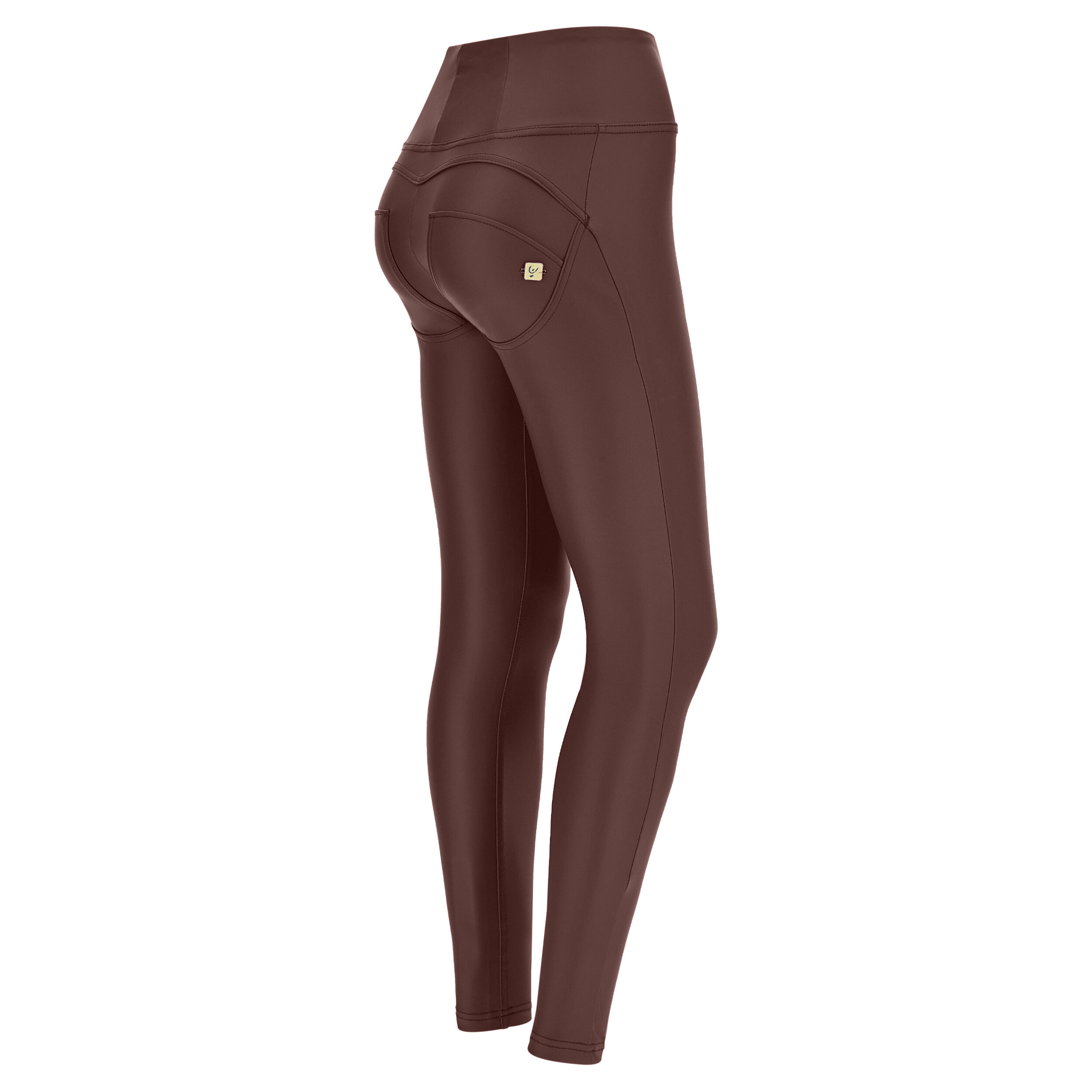 Freddy Pantaloni push up WR.UP® vita alta superskinny similpelle French Roast Donna Extra Large