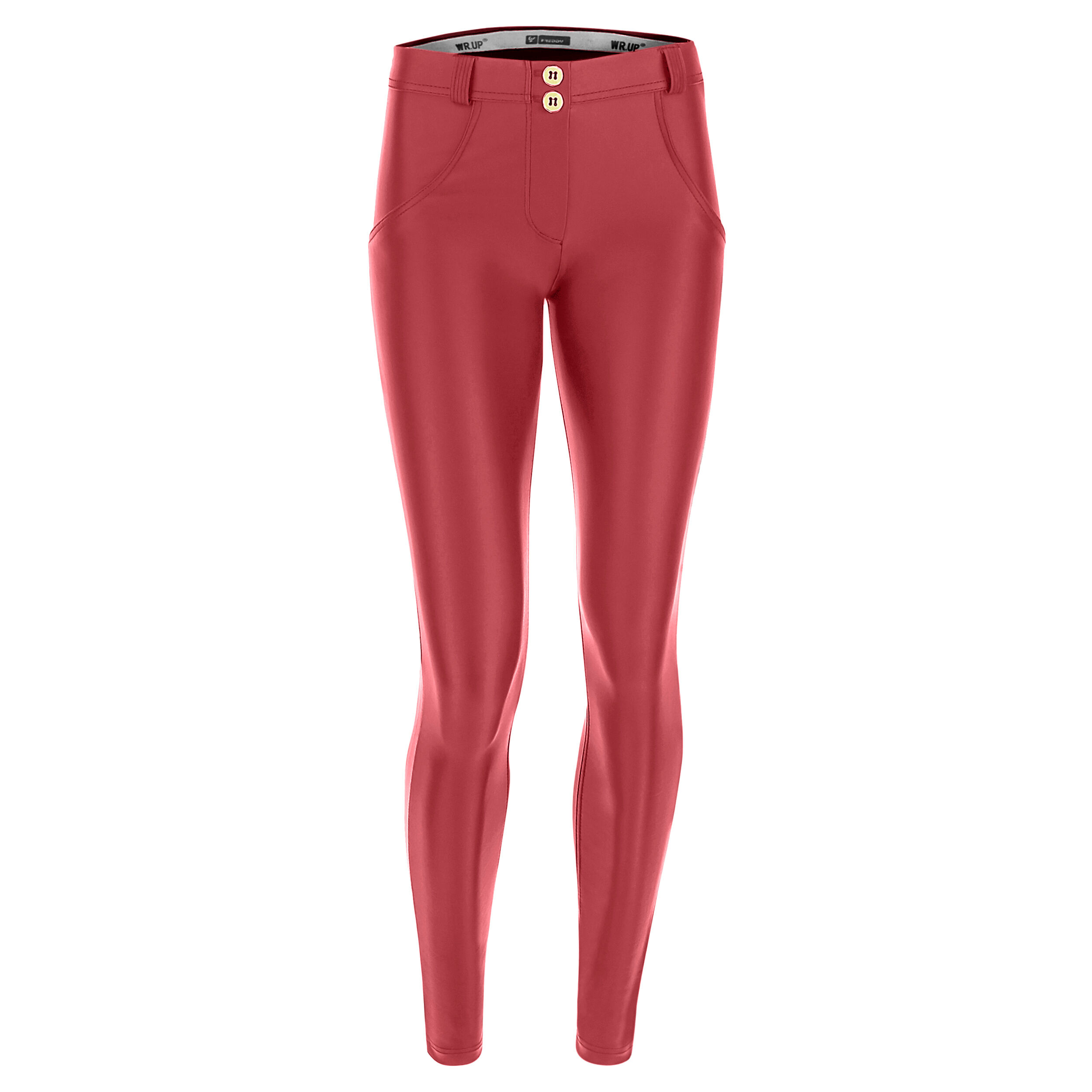 Freddy Pantaloni push up WR.UP® superskinny similpelle ecologica Deep Claret Donna Extra Small