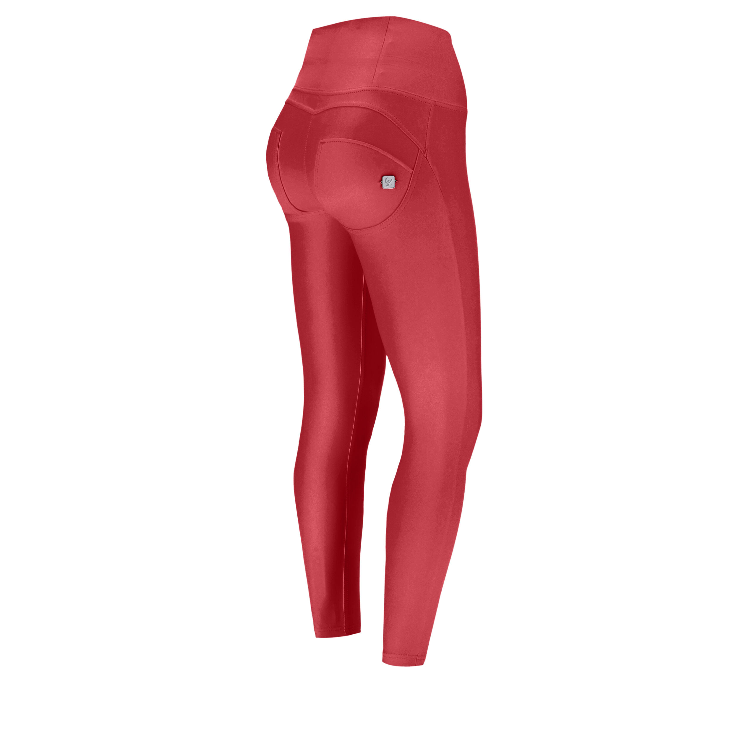 Freddy Pantaloni WR.UP® 7/8 superskinny vita alta similpelle - SPECIAL EDITION Deep Claret Donna Extra Small