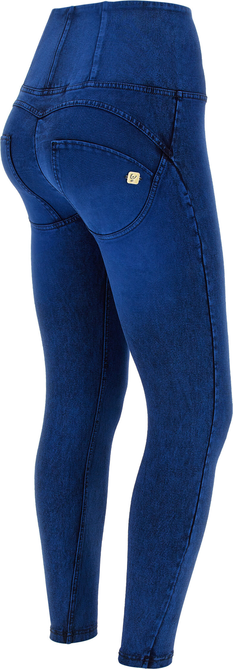 Freddy Jeans push up WR.UP® 7/8 vita alta superskinny tintura blu Royal Blue Denim-Blue Seams Donna Extra Small