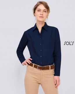 Sol's 100 Camicia donna popeline Executive neutro o personalizzato