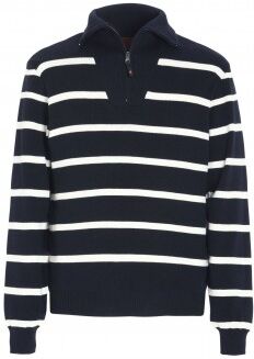 Slam Maglioncino a collo alto Sobek navy/white S