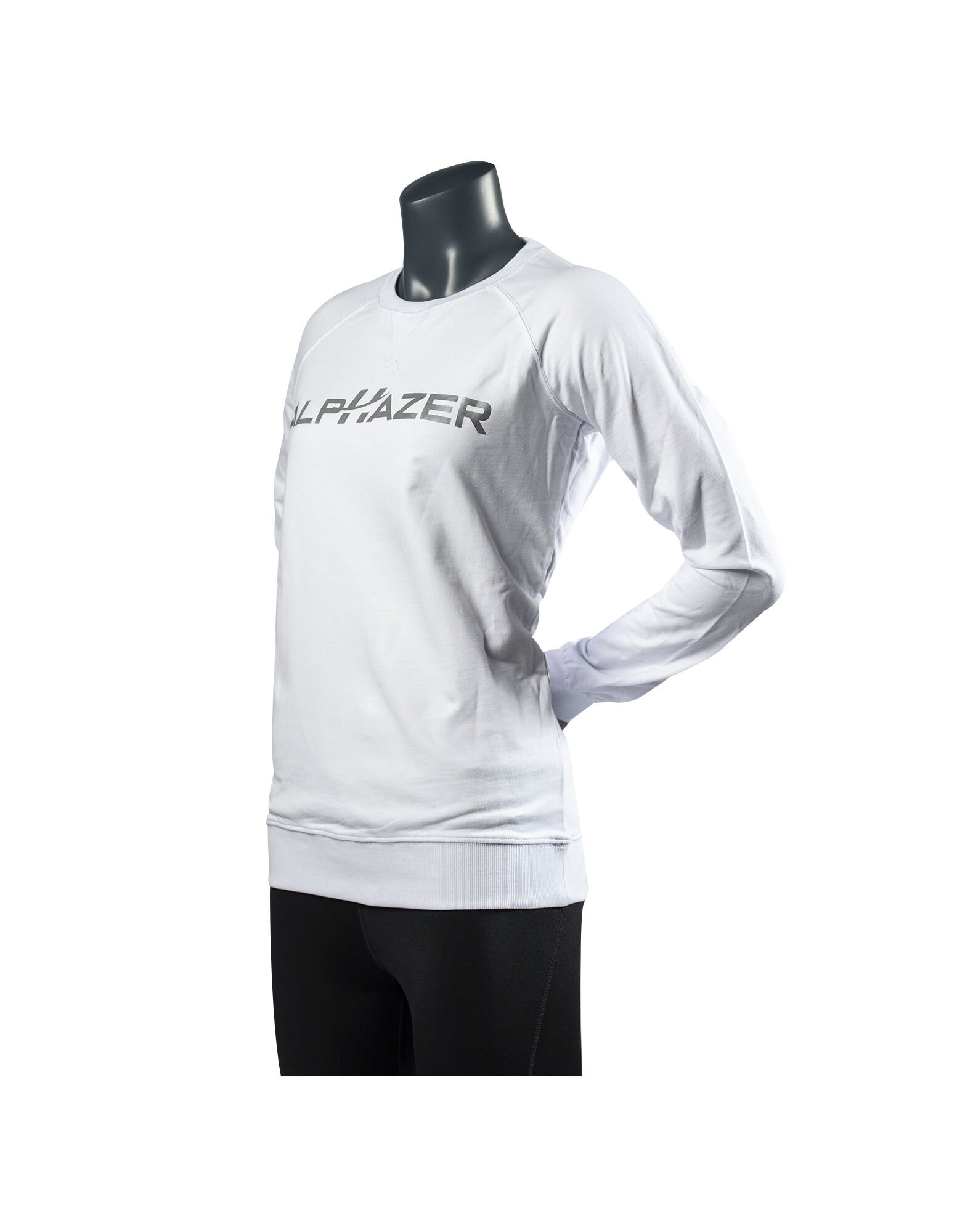 ALPHAZER OUTFIT Felpa Donna Colore: Bianco M