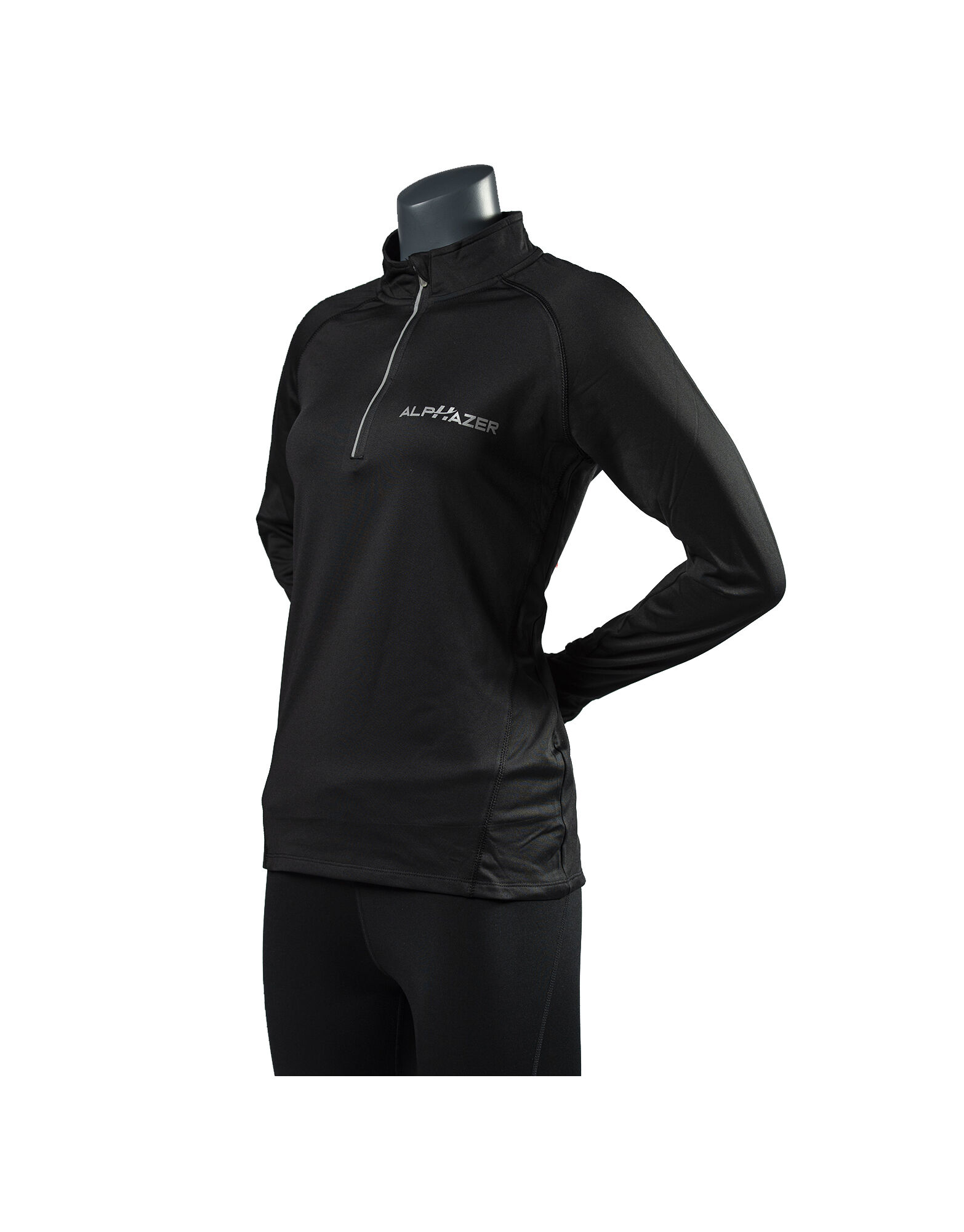 ALPHAZER OUTFIT Felpa Tecnica Donna Colore: Nero M