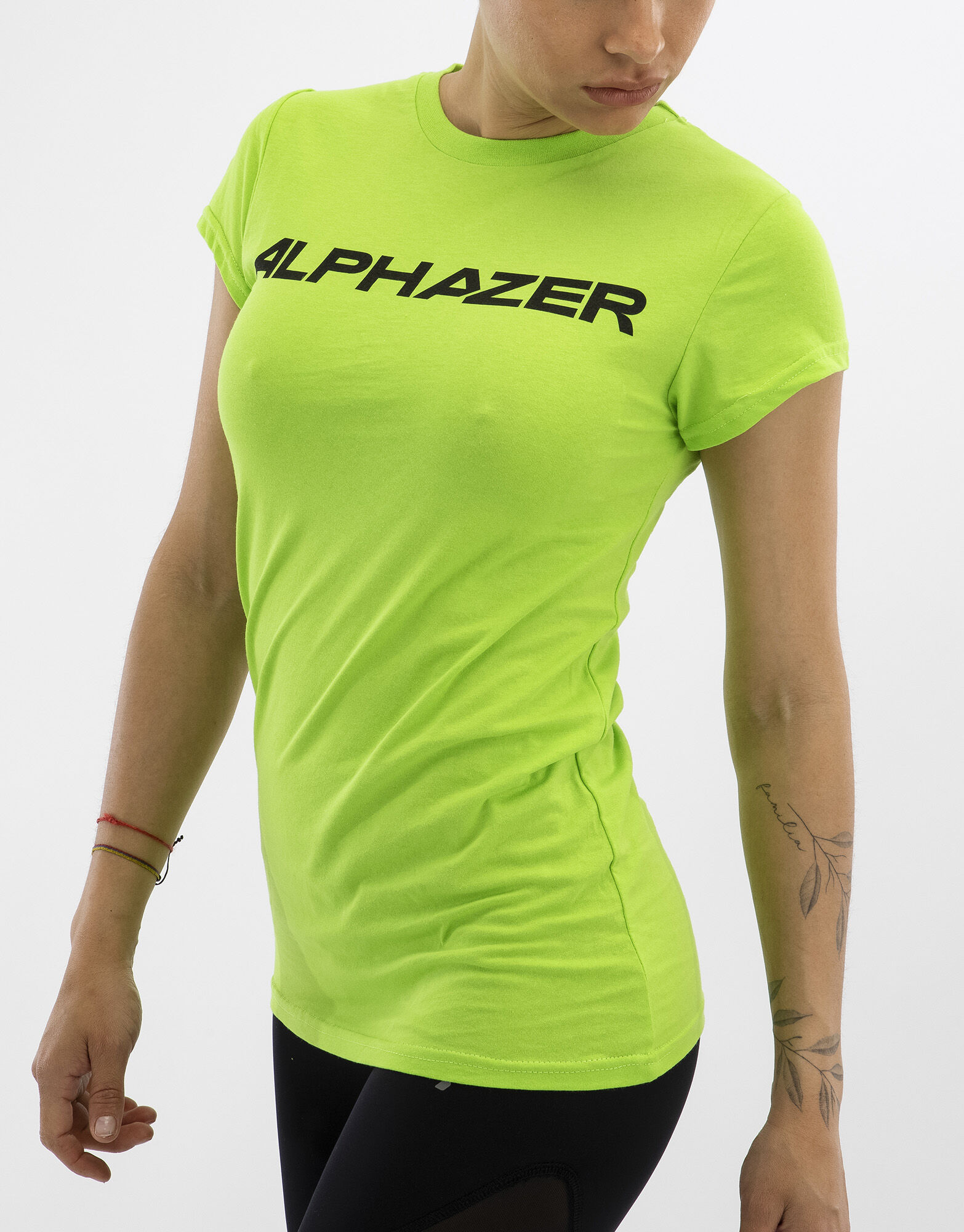 ALPHAZER OUTFIT T-Shirt Girocollo Donna 145 O.E. Colore: Verde Xs