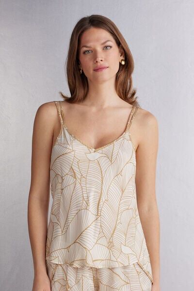 Intimissimi Top in Raso Golden Hour Donna Bianco Taglia M