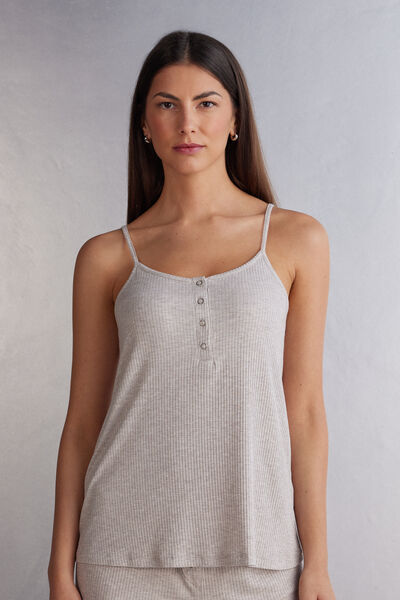 Intimissimi Top in Modal Chic Comfort Donna Naturale Taglia S