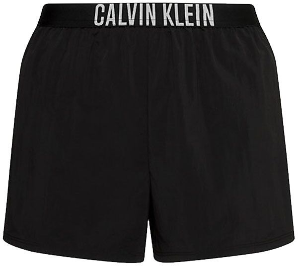 Calvin Pantaloncini Mare Elastico Parlato Nero Donna M