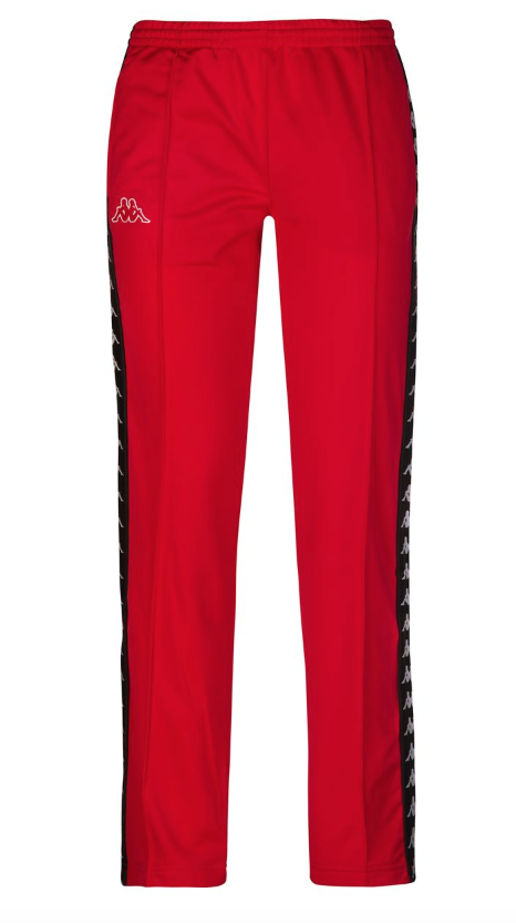 Kappa Pantalone Polsini Snap Rosso Donna L