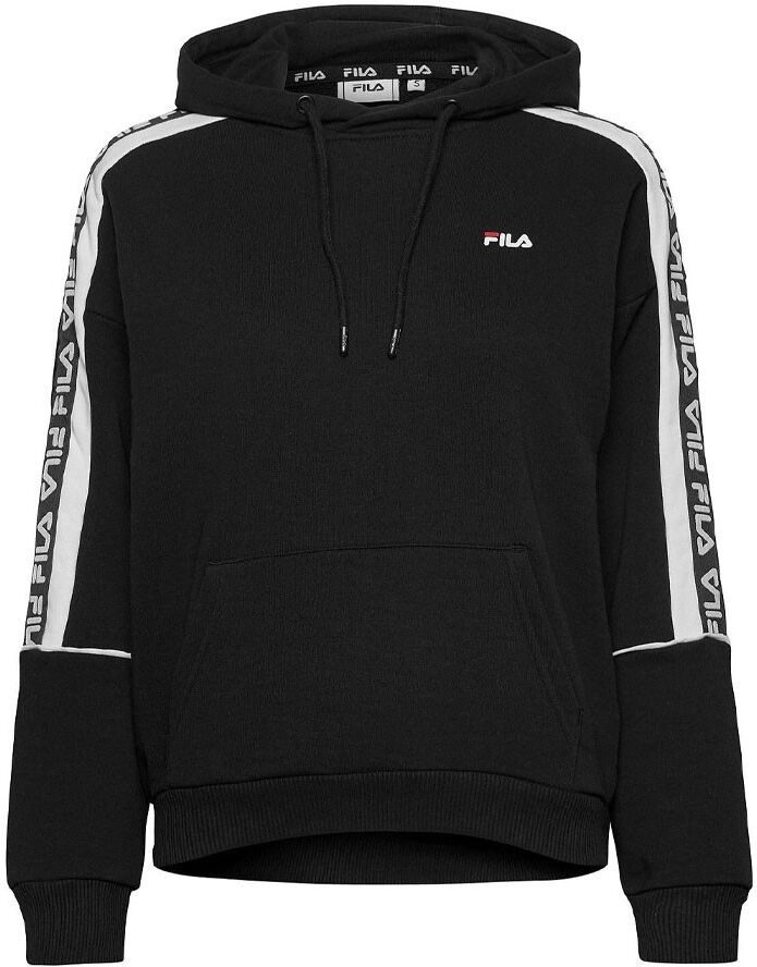 Fila Felpa Con Cappuccio Banda Nero Donna S