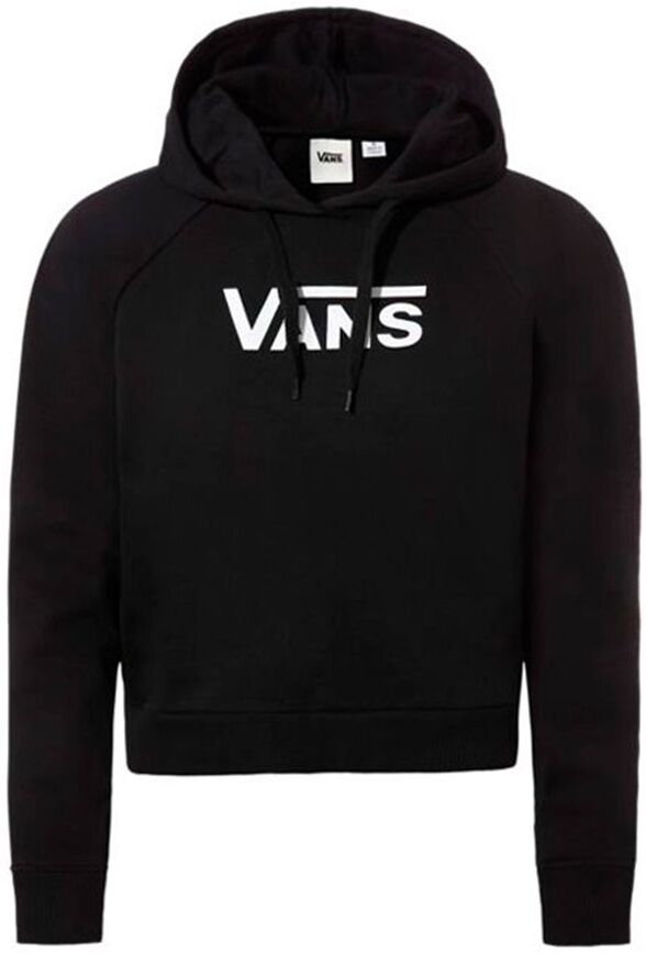 Vans Felpa Con Cappuccio Nero Logo Donna M