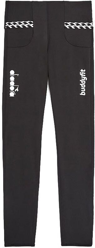 Diadora Leggings Tights Buddyfit Nero Donna XL