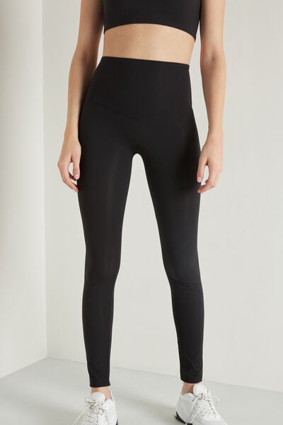 Tezenis Leggings Shaping Donna Nero Tamaño S