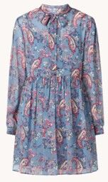 Liu Jo Abito mini tuniekjurk met paisley dessin - Blauw