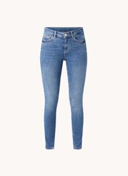 Liu Jo Mid waist skinny cropped jeans met stretch - Jeans