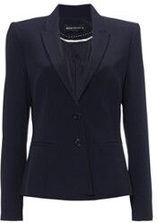 Expresso Xana blazer met paspelzakken - Donkerblauw