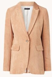 Expresso Blazer van corduroy met klepzakken - Camel