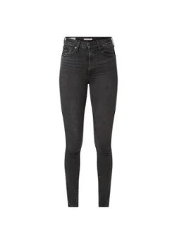 Levi's Mile High high waist skinny jeans met stretch - Antraciet