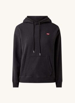 Levi's Standard hoodie met logo - Zwart