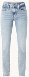 Levi's 724 high waist straight leg jeans met stretch - Indigo