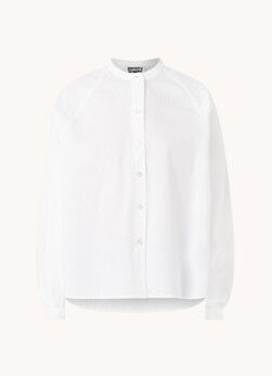 Levi's Oversized blouse met asymmetrische zoom en ballonmouw - Wit