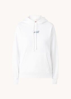 Levi's Standard hoodie met logoprint - Wit