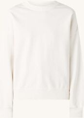 Levi's Oversized sweater met logoborduring - Naturel