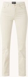 Expresso Mid waist straight leg jeans met gekleurde wassing - Beige