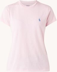 Ralph Lauren T-shirt met logoborduring - Roze