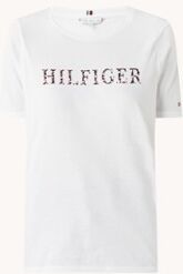 Tommy Hilfiger T-shirt met logoprint - Wit