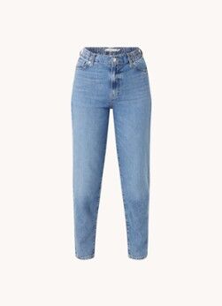 Tommy Hilfiger High waist tapered fit jeans met stretch - Indigo