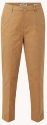 Scotch & Soda Abott high waist straight fit cropped chino - Zand