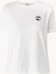 Scotch & Soda T-shirt met backprint - Gebroken wit