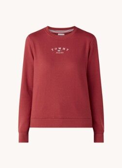 Tommy Hilfiger Sweater met logo - Rood