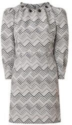 Damsel in a Dress Vesta Button Dress Grey 08 - Grijs