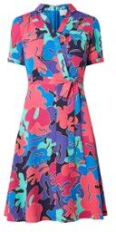 Damsel in a Dress Kelis midi jurk met print en borstzakken - Blauw