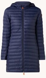 Save the Duck Bryanna gewatteerde jas met afneembare capuchon - Donkerblauw