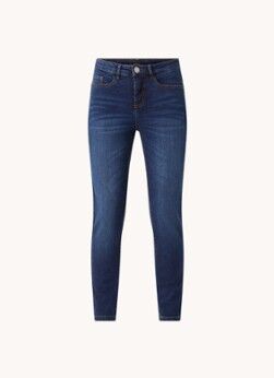 OPUS Emily high waist skinny cropped jeans met donkere wassing - Indigo