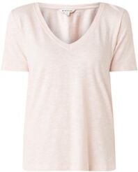 Whistles Sophie T-shirt met V-hals - Lichtroze