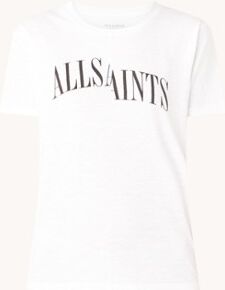 ALLSAINTS Dropout T-shirt met logoprint - Wit