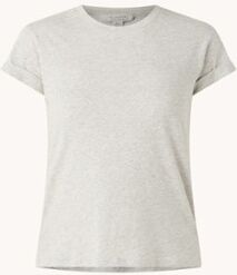 ALLSAINTS Anna T-shirt van katoen - Lichtgrijs